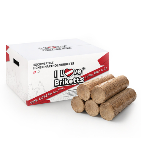 I love Briketts - Karton 10kg